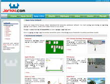 Tablet Screenshot of nettipelit.jorkki.com